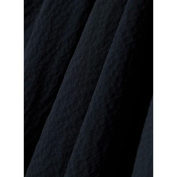 DEVEAUX Madelyn Cutout Cotton-seersucker Midi Dress - Picture 14 of 14